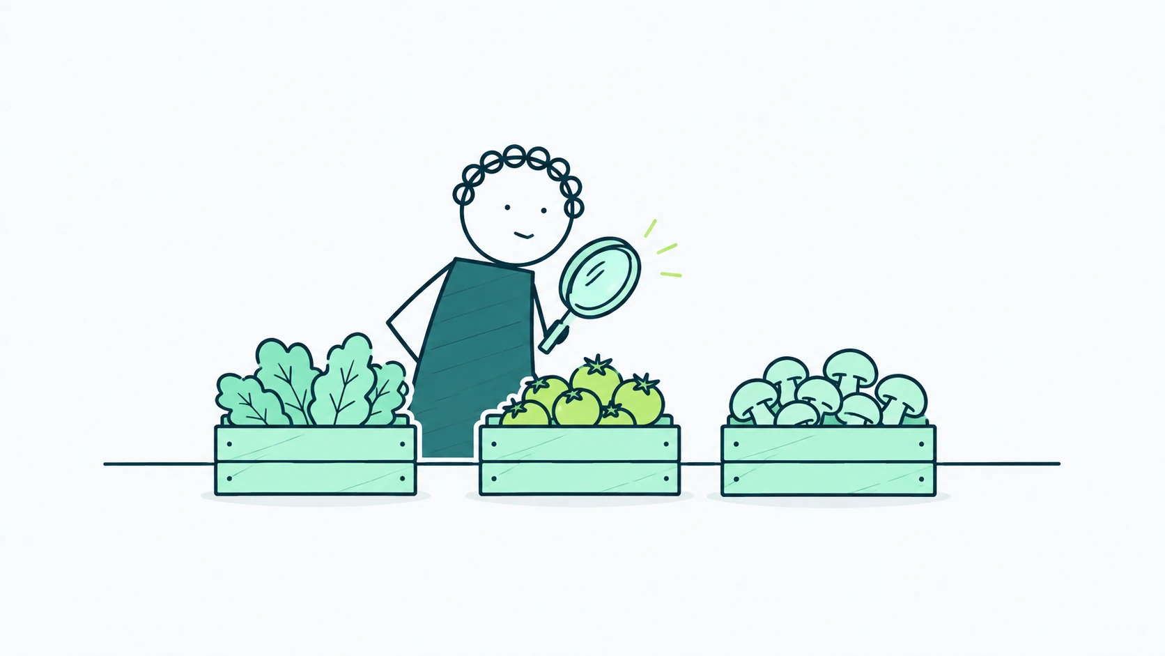 Ilustración editorial sobre cómo evaluar un proveedor de ingredientes más allá del precio